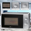 Kuchenka mikrofalowa z grillem Clatronic MWG 792 (srebrna)