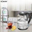 Elektryczny szklany czajnik bezprzewodowy Bomann WKS 6026 Cb