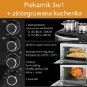 Piekarnik elektryczny z kuchenką elektryczną i rożnem Clatronic KK 3786